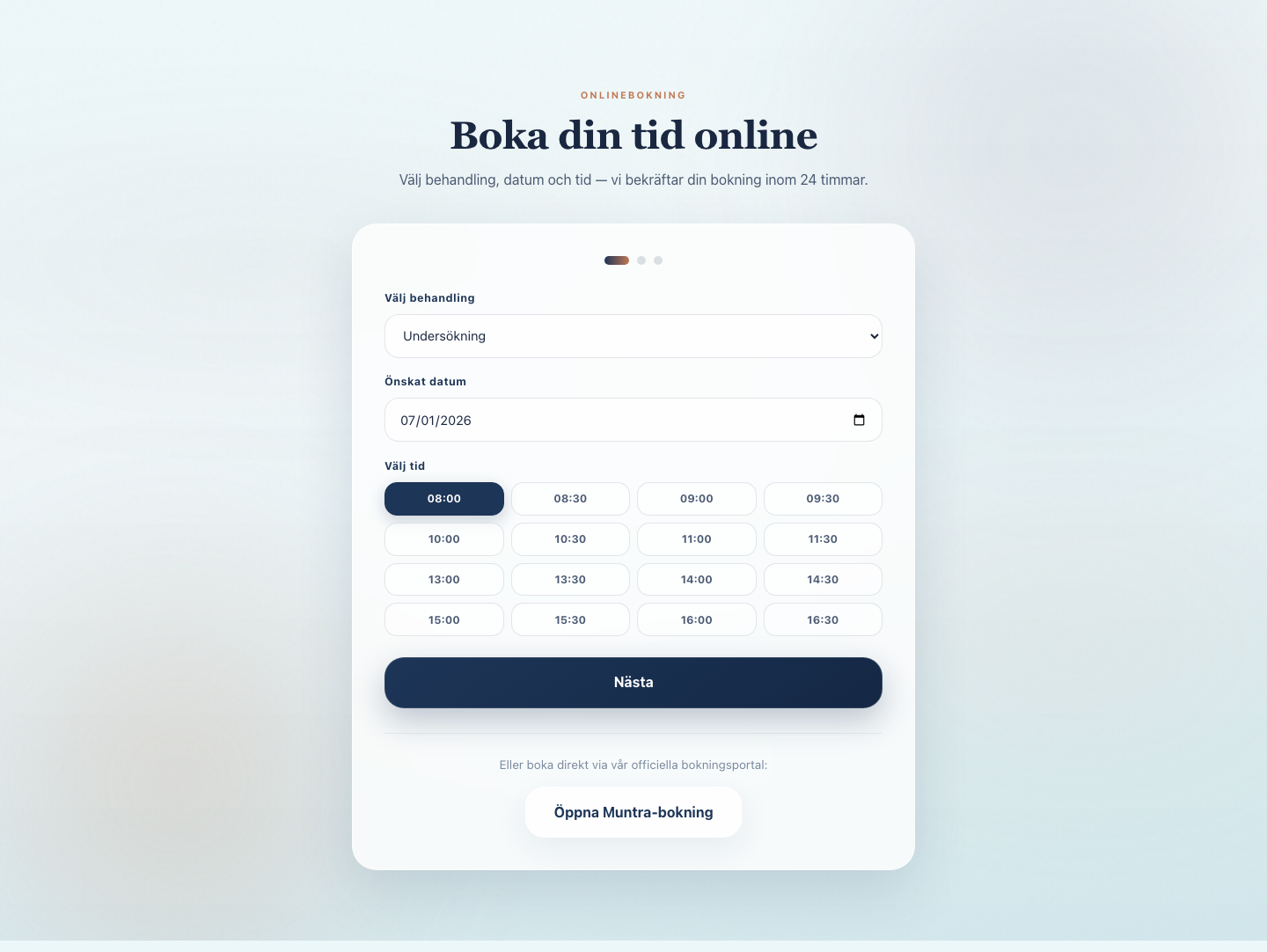 Dental booking desktop 01