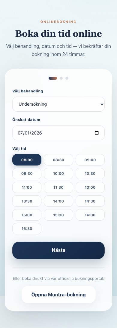 Dental booking mobile 01