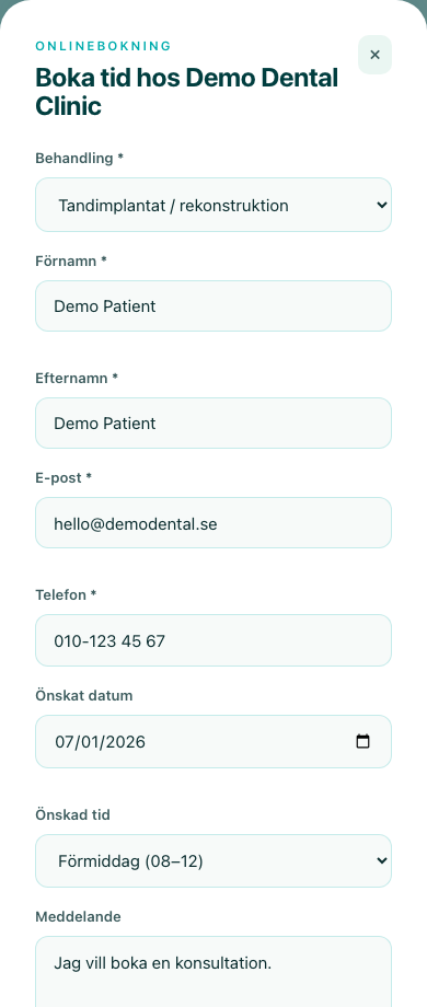 Dental booking mobile 03