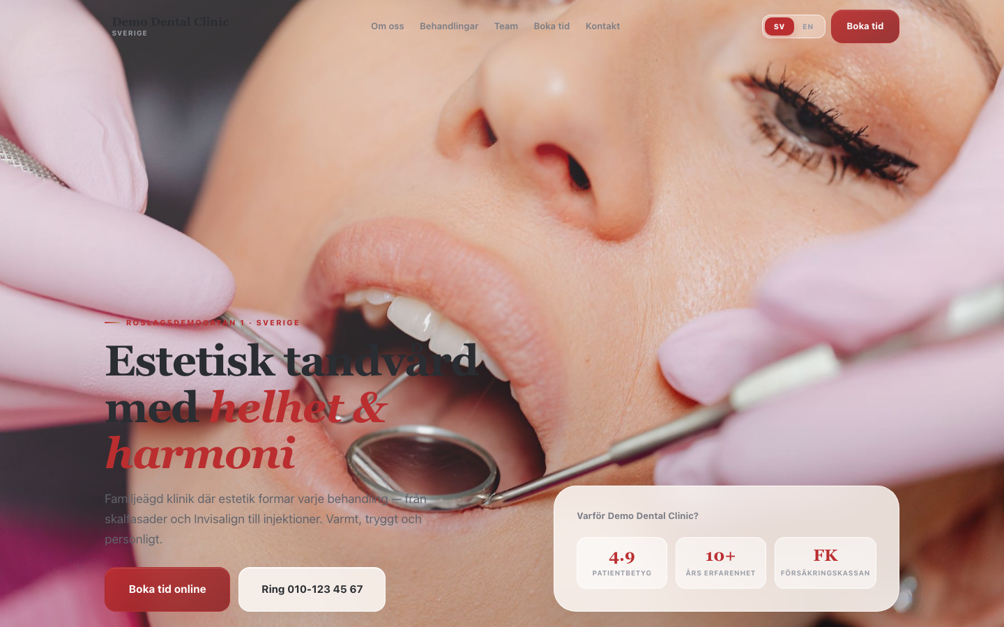 Dental website desktop 05