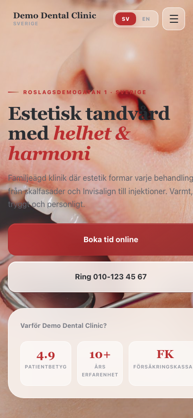 Dental website mobile 05