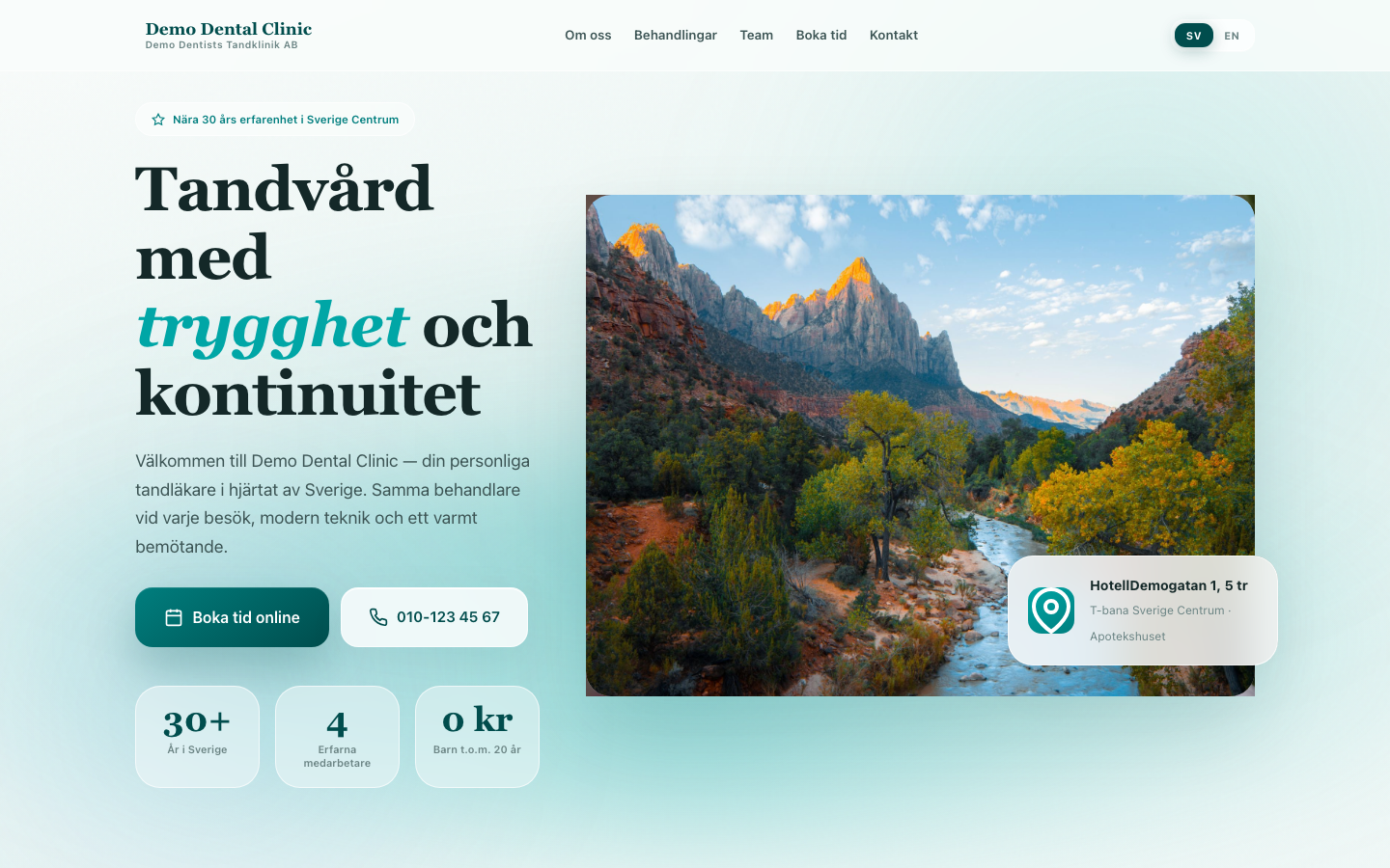 Dental website desktop 07