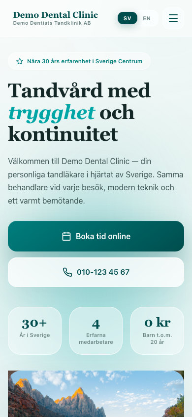 Dental website mobile 07
