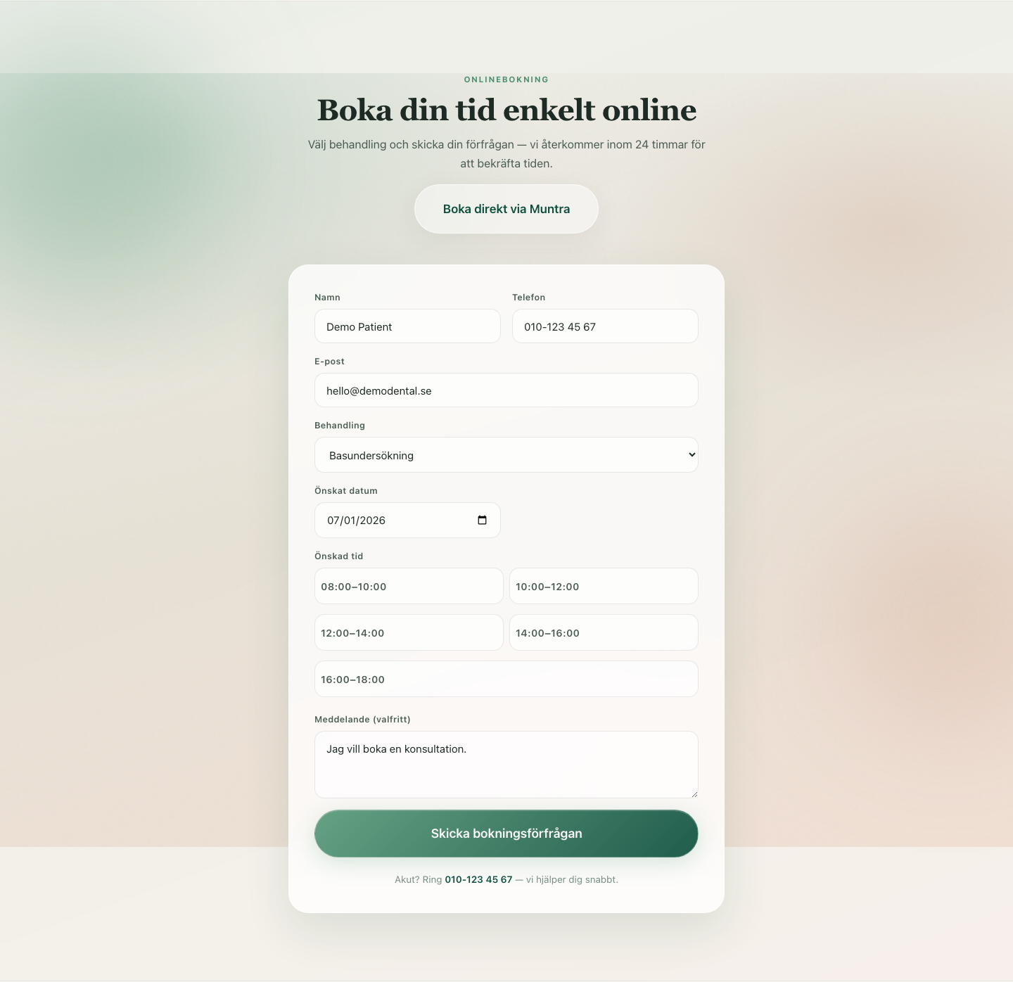 Dental booking desktop 08