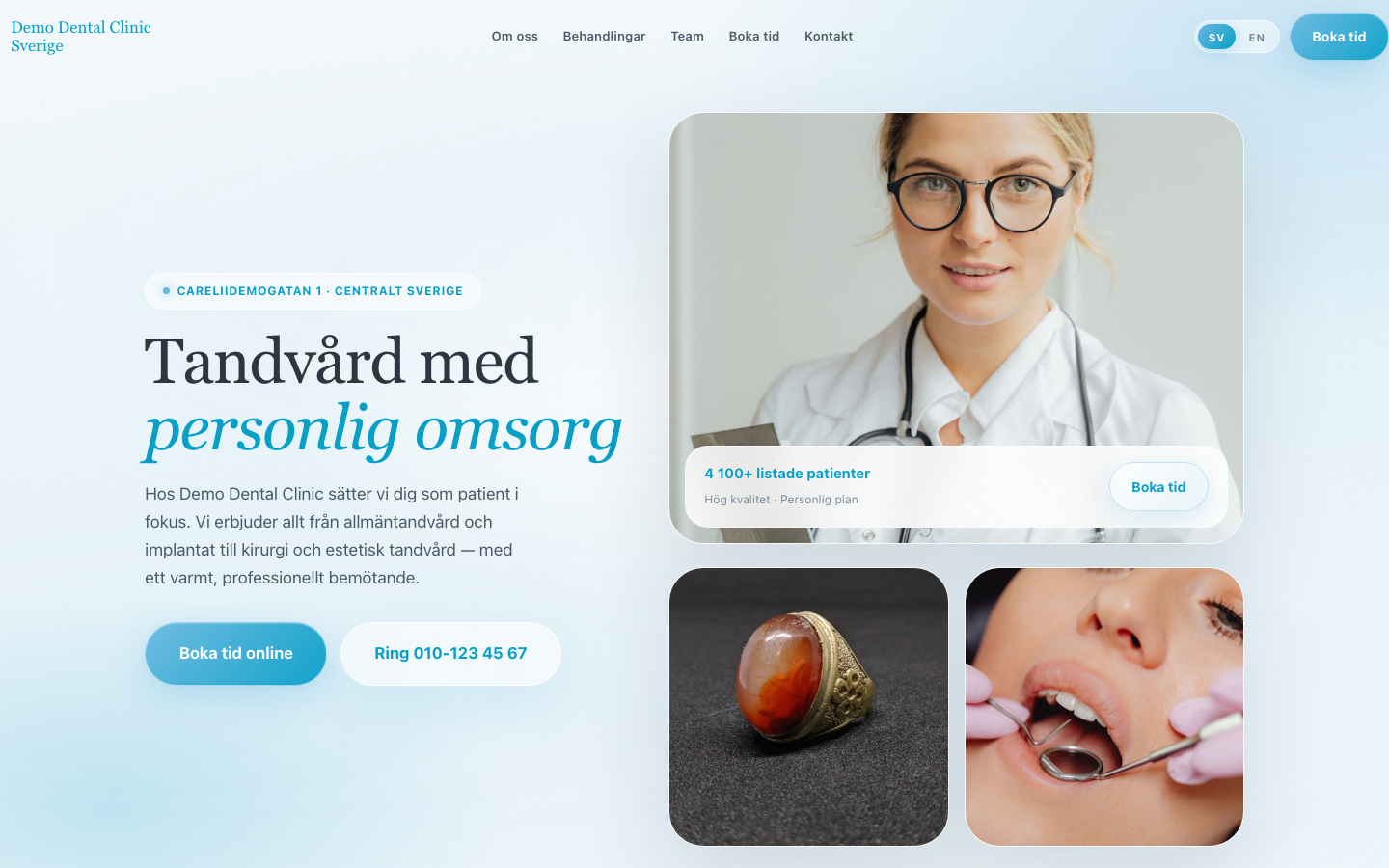 Dental website desktop 09