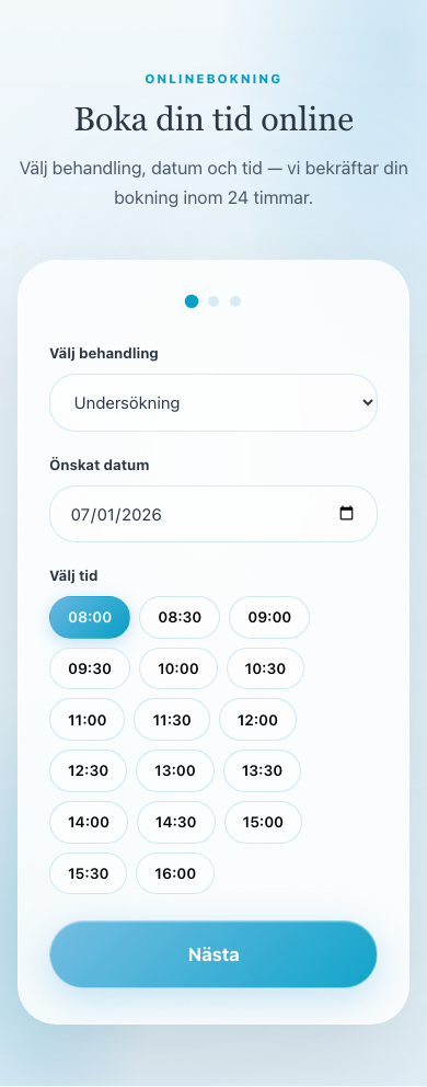 Dental booking mobile 09
